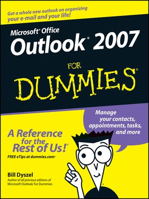 cover image of Outlook 2007 For Dummies
